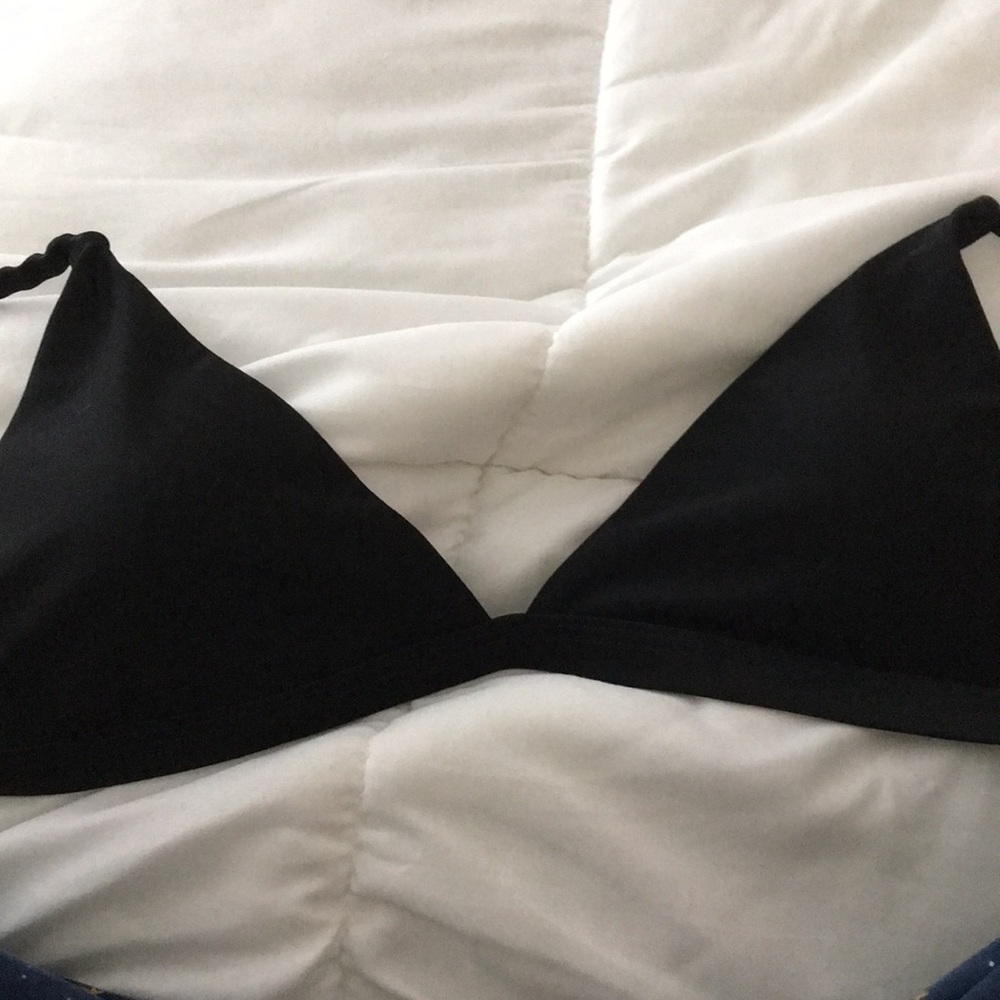 Black Triangle Bikini Top
